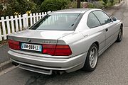 BMW E31, Heckansicht (850 CSi, 1992 bis 1996)