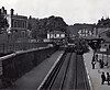 Bellevue station and the left bank of the river, late 19th or early 20th century