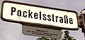 Pockelsstr. — Straßenschild/Street sign