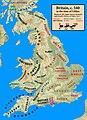 Britanija u vrijeme Gildasa 540. godine.