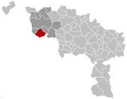 Brunehaut Hainaut Belgium Map.png