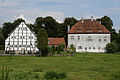 Burg Vellinghausen mit Haupthaus, Torhaus, Feldscheune