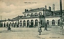 La gare en 1918