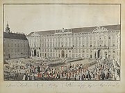 Hofburg, sídlo říšské dvorské kanceláře