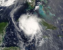 Hurricane Charley approaching Cuba on August 12 Charley 2004-08-12 1555Z.jpg