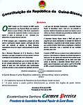 Miniatura per Constitució de Guinea Bissau