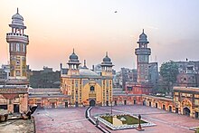 Wazir Khan Mosque in Lahore, Pakistan, is considered to be the most ornately decorated Mughal-era mosque Courtyard of Wazir Khan Mosque, Lahore 19.jpg