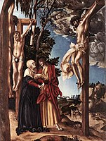 Korsfästelsen (1503), Alte Pinakothek.