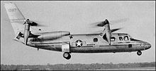 Curtiss-Wright X-19 experimental VTOL plane in flight Curtiss-Wright X-19 flying.jpg