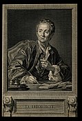 Портрет Дени Дидро. 1777 По оригиналу Луи-Мишеля ван Лоо Коллекция Уэлком, Лондон