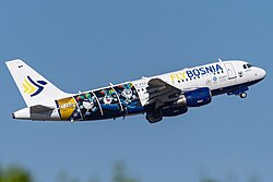 A319 der Flybosnia