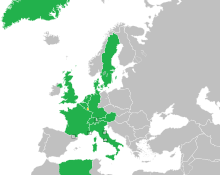 초록색은 참가한 국가 노란색은 과거에는 참가 하였으나 1959년에는 참가하지 않은 국가