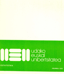 Udako Euskal Unibertsitatearen liburua (1978).