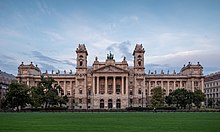 Old building (from 1890) of the Hungarian Royal Curia, that operated as the highest court in the Kingdom of Hungary between 1723 and 1949. Now it houses a museum. Ethnographic Museum (Neprajzi Muzeum) in Budapest, Hungary.jpg