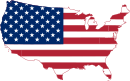 علم - خريطة الولايات المتحدة