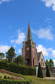 L'église Saint-Valéry actuelle reconstruite entre 1954 et 1957.