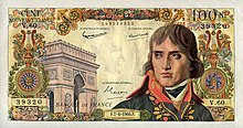 100 nouveaux francs Bonaparte, Face recto