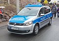 Streifenwagen Volkswagen Touran der Thüringer Polizei