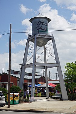Водонапорная башня на рыночной площади