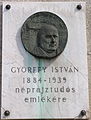 Györffy István, Kossuth Lajos tér 12. alkotó: Somogyi Árpád