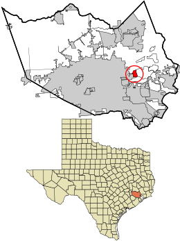 موقعیت کلاورلیف، تگزاس در نقشه
