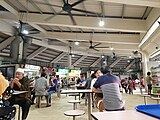 Un "hawker centre" en Singapur