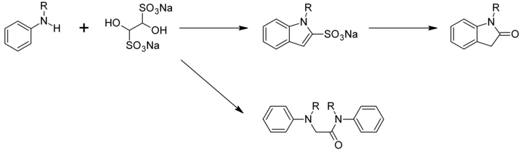 欣斯贝格2-吲哚酮合成