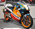 The Repsol Honda NSR500, ridden by Mick Doohan in the 1997 season on display.