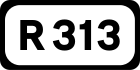 R313 road shield}}