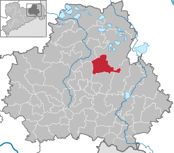 Königswartha na mapě