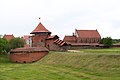 Die Überreste einer einst stattlichen Burg von Kaunas