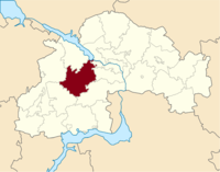 Крынічанскі раён на мапе