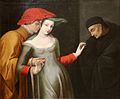 Anònim francès del segle XVIː Dona assetjada per dos homes