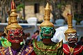 Image 32Lao actors wearing Khon Masks (from Culture of Laos)