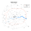 Plan of London's Ringway 3 from late 1960s