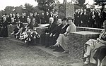 Onthulling Van Oppenbank, Waldeckpark, 1935