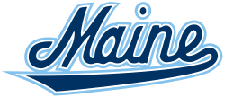 Мужской хоккейный логотип Maine Black Bears