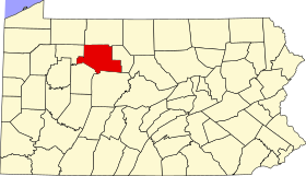 Localisation de Comté d'Elk(en) (Elk County)