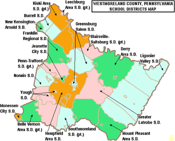 Map of Westmoreland County, Pennsylvania, Unit...