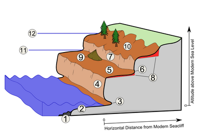 marine terraces