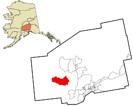 Location in Matanuska-Susitna Borough and the state of Alaska.