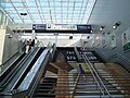 名鐵岐阜站中央改札口的樓梯（2008年9月）