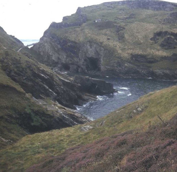 File:Merlin's Cave viewed from Barras Nose - geograph.org.uk - 481244.jpg