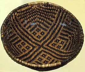 Basketmaker III basket (450–750 AD), Mesa Verde Museum