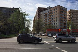 Примыкание Большого Симоновского переулка к Волгоградскому проспекту