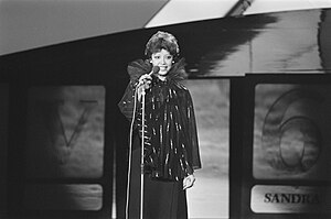 Sandra Reemer beim Nationaal Songfestival 1976