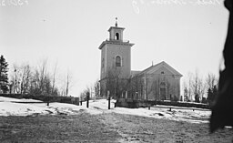 Kyrkan från nordöst.