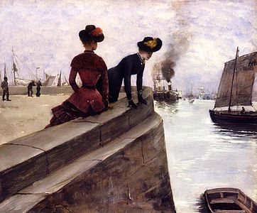 On the Jetty at Le Havre (1887)