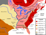 Landavträdelser och nya territoriella gränser som resultat av fransk-indianska kriget.