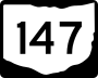 State Route 147 marker